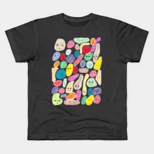 Colored Faces Kids T-Shirt